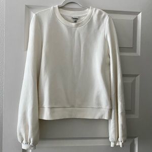 Puff Sleeve Detail Sweatshirt